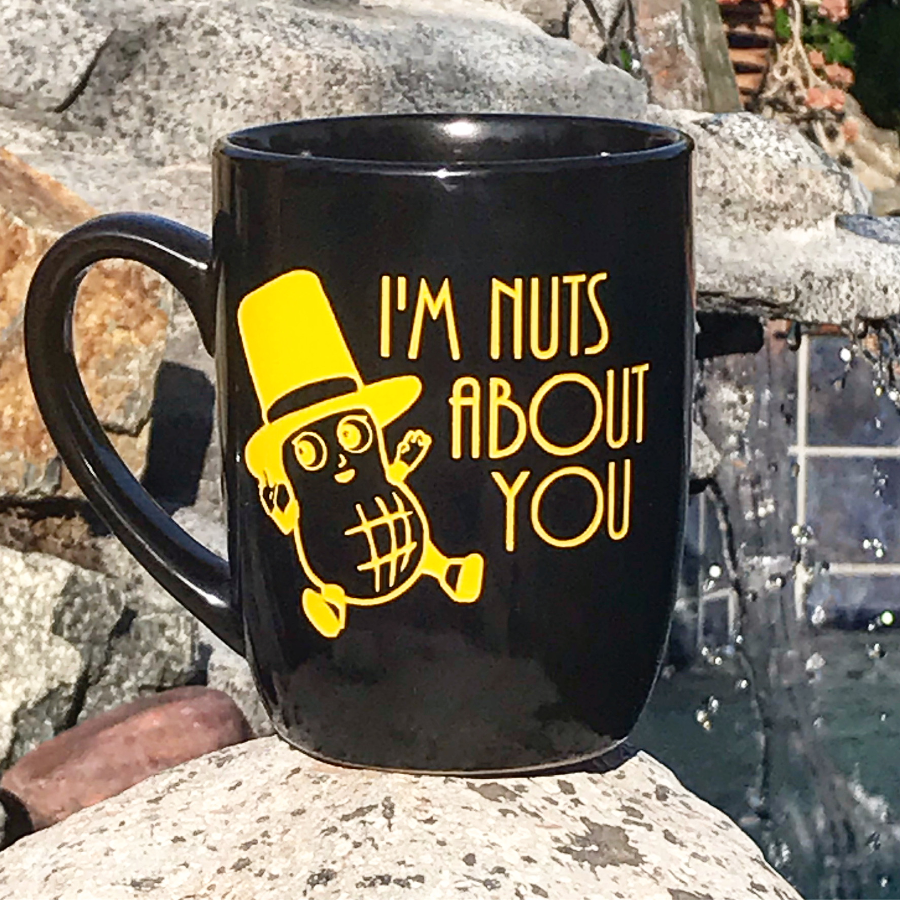 Mr. Peanut Baby Ceramic Engraved coffee mug